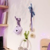 image:imageUmbra Buddy Wall Hooks DrillFree PinPoint Coat Hooks Gem Multi  Holds 5 lbs installs without damage versatile storage solution colorful accent piece recycled plastic set of 3