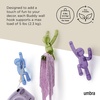 image:imageUmbra Buddy Wall Hooks DrillFree PinPoint Coat Hooks Gem Multi  Holds 5 lbs installs without damage versatile storage solution colorful accent piece recycled plastic set of 3