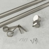 image:imageUmbra Cappa Adjustable Curtain Rod Heavy Duty 114 Inch Diameter 36 to 72 Inches Nickel