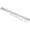 image:imageUmbra Cappa Adjustable Curtain Rods for Windows 72144 inches  Nickel