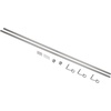 image:imageUmbra Cappa Adjustable Curtain Rods for Windows 72144 inches  Nickel