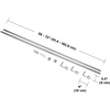 image:imageUmbra Cappa Adjustable Curtain Rods for Windows 72144 inches  Nickel