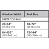 image:imageUmbra Cappa Curtain Rod Includes 2 Matching Finials Brackets amp Hardware 36 to 72Inches36 to 72inches