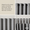 image:imageUmbra Cappa Curtain Rod for Windows Adjustable 66 to 120 Inches Brass  Steel construction includes brackets and finials holds 22 lbs per bar easy installationBlack