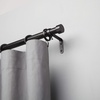 image:imageUmbra Cappa Curtain Rod for Windows Adjustable 66 to 120 Inches NickelBlack