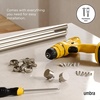 image:imageUmbra Cappa Curtain Rod for Windows Adjustable 66 to 120 Inches NickelNickel