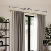 image:imageUmbra Cappa Double Curtain Rod Expandable 120 to 180 Inches Gold