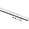 image:imageUmbra Chroma Tension Rod for Window Adjustable 54 to 90 NickelBlack