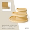image:imageUmbra Cove Storage Box 3Tier Stackable Jewelry Organizer Natural  Engineered wood hidden compartments linen lining nonslip rubber feet surface protectionNatural