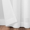 image:imageUmbra Dagen Slub Textured Sheer Grommet 95 in Long x 50 in Wide Window Curtain Panel WhiteWhite