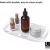 image:imageUmbra Droplet Tray Jewelry DisplayHolder Bathroom AccessoryAmenity Holder  Clear Acrylic Looks Like Glass98 x 59 x 08
