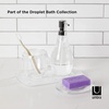 image:imageUmbra Droplet Tray Jewelry DisplayHolder Bathroom AccessoryAmenity Holder  Clear Acrylic Looks Like Glass98 x 59 x 08