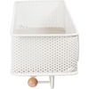 image:imageUmbra Estique Entryway Organizer Storage Solution with Cubby Bin Shelf and Hooks for Keys Mail Glasses Wallet Purse Hat and More WhiteWhiteNatural
