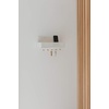 image:imageUmbra Estique Entryway Organizer Storage Solution with Cubby Bin Shelf and Hooks for Keys Mail Glasses Wallet Purse Hat and More WhiteWhiteNatural
