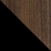 image:imageUmbra Evie Curtain Rod NoDrill Steel 42 to 120 Inches BlackWalnut  Textured pleated finials clean cylindrical profile installs in seconds minimal wall impact