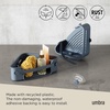 image:imageUmbra Flex Adhesive Shower Corner Shelf for Bathroom Slate Blue
