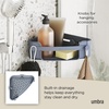image:imageUmbra Flex Adhesive Shower Corner Shelf for Bathroom Slate Blue