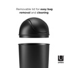 image:imageUmbra Grand Garbage Can with Lid 10 Gallon BlackBlack