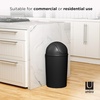 image:imageUmbra Grand Garbage Can with Lid 10 Gallon BlackBlack
