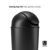 image:imageUmbra Grand Garbage Can with Lid 10 Gallon BlackBlack