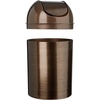 image:imageUmbra Mezzo SwingTop Waste Can 25Gallon 10 L BronzeBronze