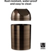 image:imageUmbra Mezzo SwingTop Waste Can 25Gallon 10 L BronzeBronze