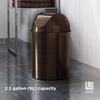 image:imageUmbra Mezzo SwingTop Waste Can 25Gallon 10 L BronzeBronze