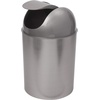 image:imageUmbra Mezzo SwingTop Waste Can 25Gallon 10 L BronzeBrushed Silver