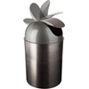 image:imageUmbra Mezzo SwingTop Waste Can 25Gallon 10 L BronzeBrushed Silver