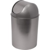 image:imageUmbra Mezzo SwingTop Waste Can 25Gallon 10 L BronzeBrushed Silver