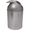 image:imageUmbra Mezzo SwingTop Waste Can 25Gallon 10 L BronzeBrushed Silver