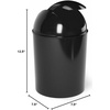 image:imageUmbra Mini Waste Can 112 Gallon with Swing Lid Matte