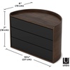 image:imageUmbra Moona Storage Box BlackWalnut