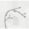 image:imageUmbra Orchid Jewelry Hanging Tree Stand  MultiFunctional Necklace Metal Holder Display Organizer Rack With a Ring Dish Tray  Great For Organization  Can Be Used As Decor Dining Room CenterpieceGun Metal