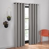 image:imageUmbra Ottoman Textured Solid 100 Blackout Grommet 95 in Long x 50 in Wide Window Curtain Panel LinenCement
