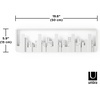 image:imageUmbra Skyline Multi Hook WallMount White