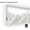 image:imageUmbra Skyline Multi Hook WallMount White