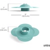 image:imageUmbra Starfish Hair Catcher Suction Cup Drain Cover 6Inch Lagoon Blue  Silicone material flexible and durable water resistant seal easy to clean rust proof fits standard tubs
