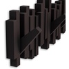 image:imageUmbra Sticks Wall Mount Coat Rack 5 Hook Retractable Pegs Grey  Mounting hardware included sculptural modern design entryway or bedroom use recycled plasticEspresso