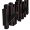 image:imageUmbra Sticks Wall Mount Coat Rack 5 Hook Retractable Pegs Grey  Mounting hardware included sculptural modern design entryway or bedroom use recycled plasticEspresso