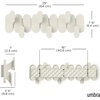 image:imageUmbra Tempo WallMount Coat Rack with 6 Hooks SandSand