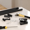 image:imageUmbra Trinity PinPoint NoDrill Curtain Rod 42120 Inch Black