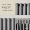 image:imageUmbra Twilight Single Curtain Rod 66120 Black  Adjustable Wrap Around Drapery Rod with Brackets Blackout Curtain Rod for Windows amp Layered Curtains66 to 120