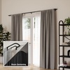 image:imageUmbra Twilight Single Curtain Rod 66120 Black  Adjustable Wrap Around Drapery Rod with Brackets Blackout Curtain Rod for Windows amp Layered Curtains66 to 120