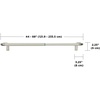 image:imageUmbra Twilight Single Curtain Rod Set  Wrap Around Design is Ideal for Blackout or Room Darkening Panels 4888 Nickel amp 242731782REM Basic Curtain Drapery Holdback for Window SilverNickelNickel