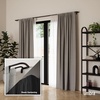 image:imageUmbra Twilight WrapAround Double Curtain Rod Ideal for Blackout or Room Darkening Panels 28 to 48 NickelDark Bronze