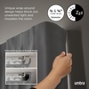image:imageUmbra Twilight WrapAround Double Curtain Rod Ideal for Blackout or Room Darkening Panels 28 to 48 NickelNickel