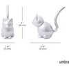 image:imageUmbra ZOOLA CAT RING HLDR CHROME