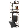 image:imageUmbra Bellwood WallMount Book Shelf Display Case with Three Shelves WhiteNaturalBlackWalnut