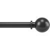 image:imageUmbra Bolas Curtain Rod for Windows Adjustable 72 to 144 Black  Durable metal construction sturdy support everyday curtain hanging